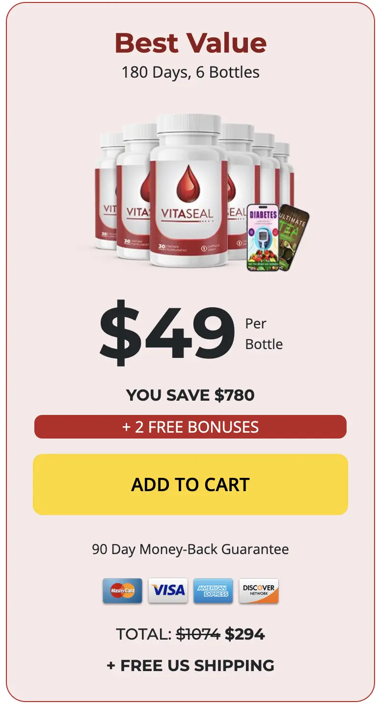 VitaSeal vitaseal 6 bottles